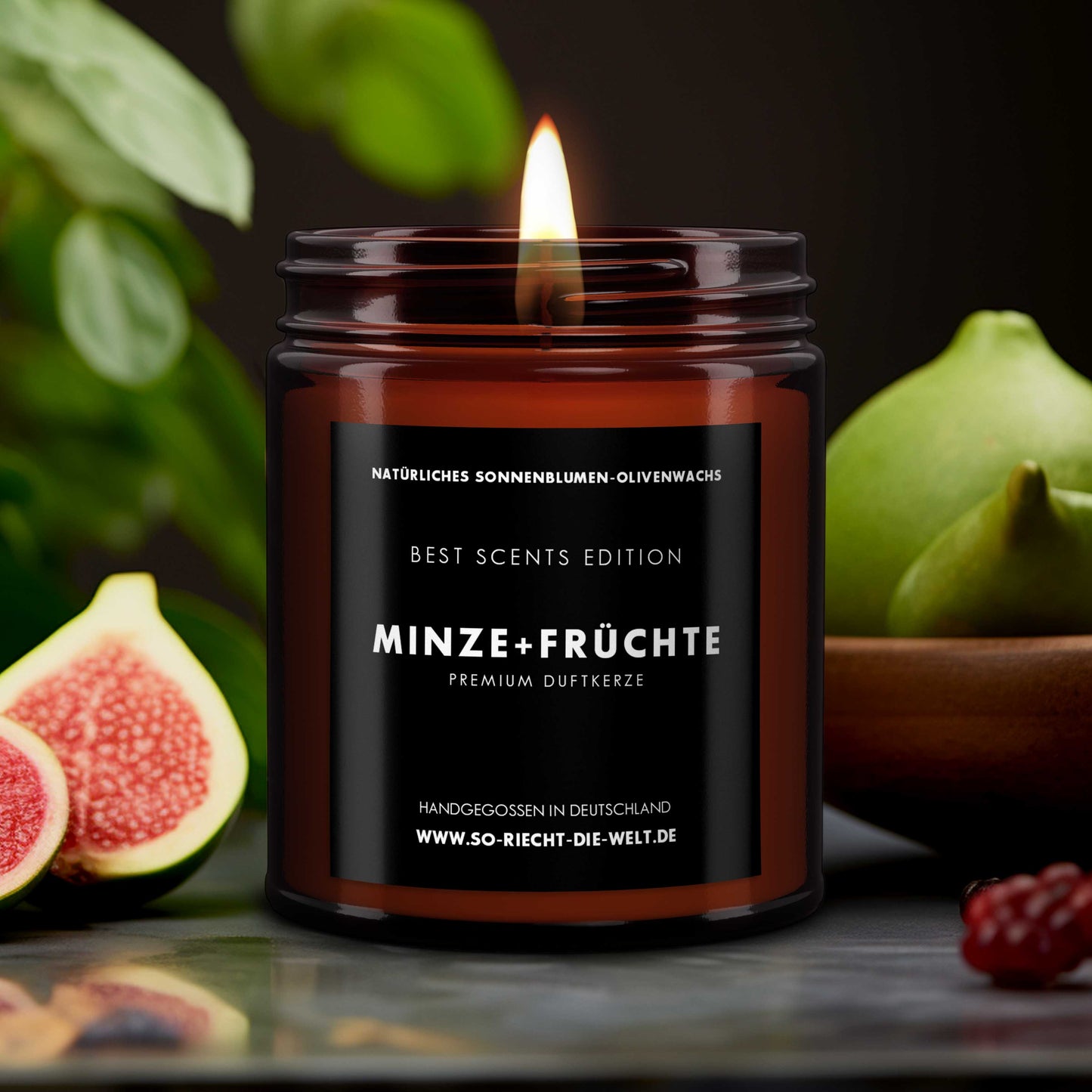 Minze & Früchte Kerze - Best Scents Edition-1